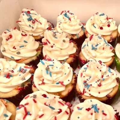 Firework Cupcakes