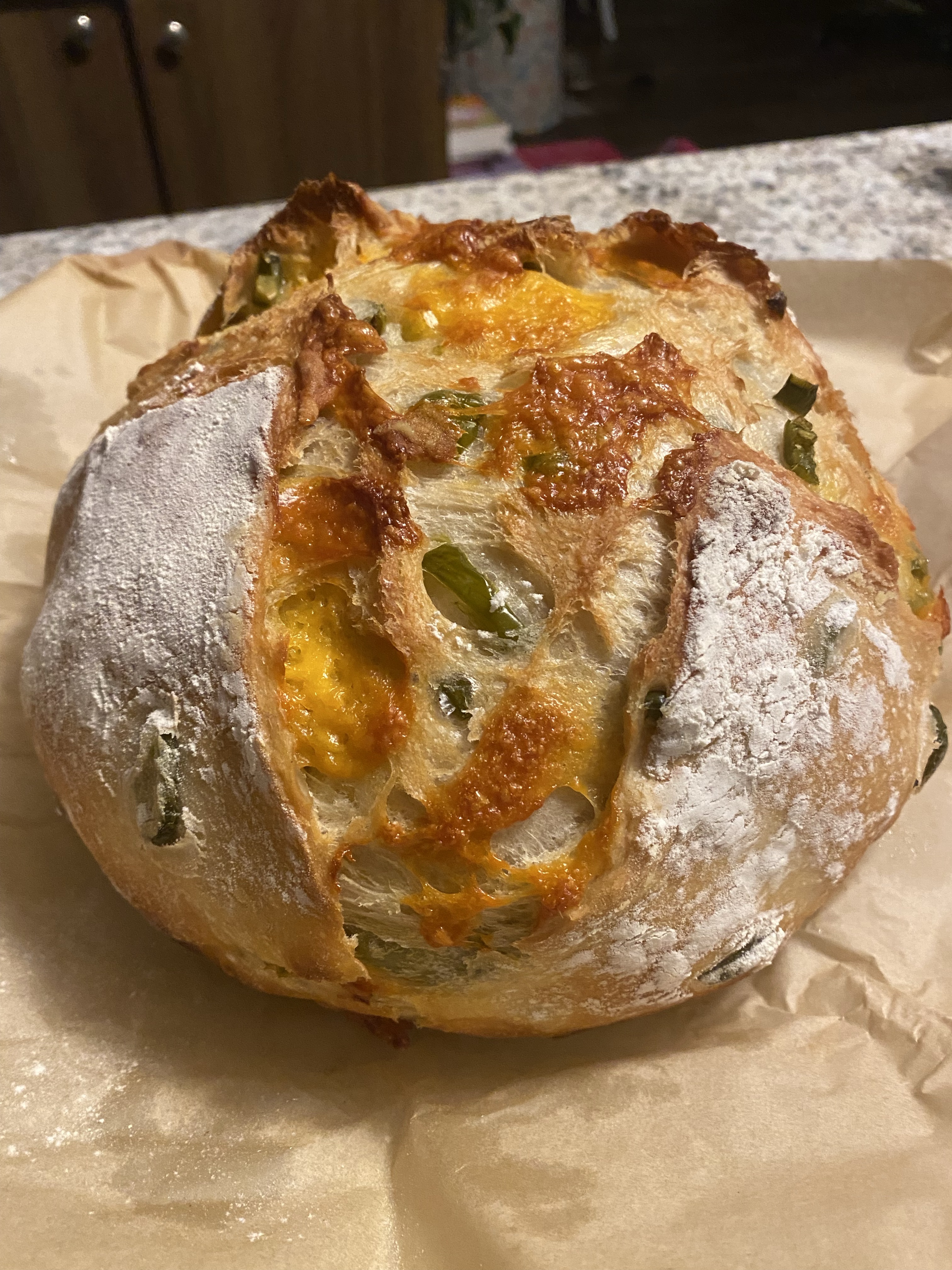 Jalapeño Cheddar Artisan Loaf