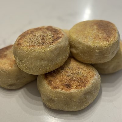 1/2 Dozen Sourdough English Muffins 