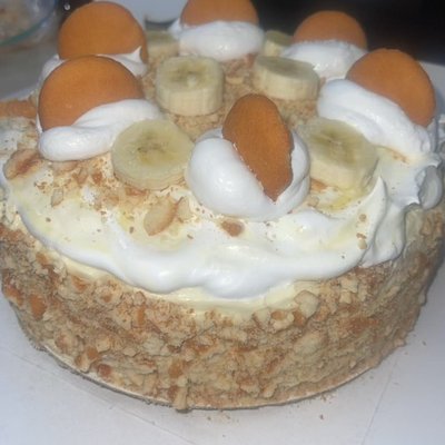 Banana pudding cake 