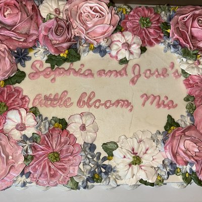 1/4 Sheet Cake (12-24 Servings)