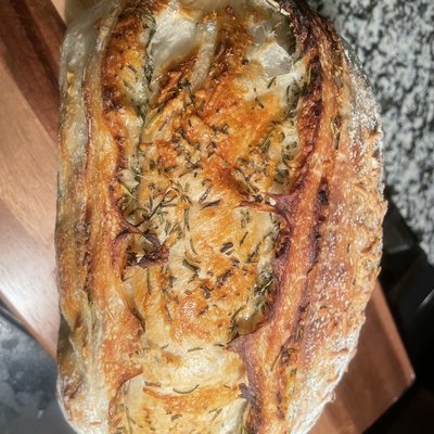 Rosemary, Roasted Garlic & Parmesan Sourdough