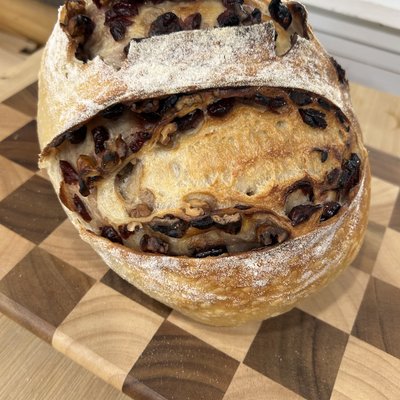 Cranberry Walnut Sourdough Bread