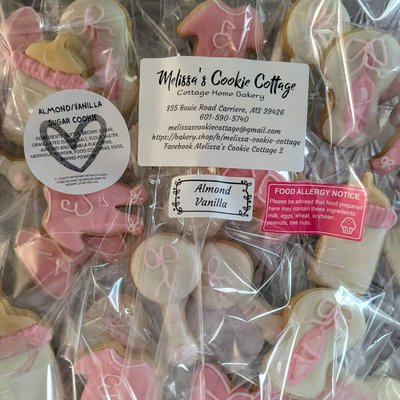 Almond/Vanilla Sugar Cookies (Medium-small Size) Approx 2-2.5 Inches