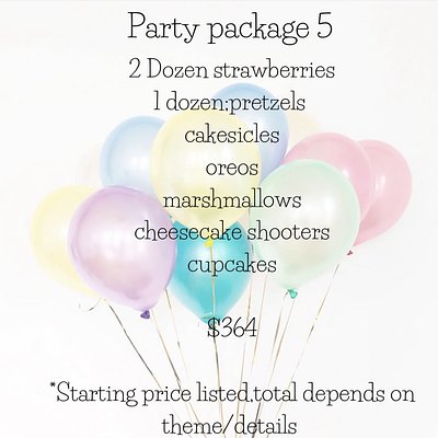 Party Package Number 5