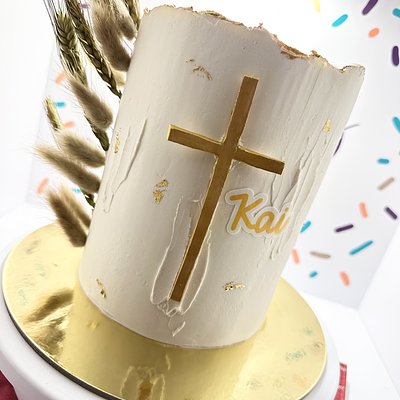 7” 4 Layer Tall Cake Serves 25-30 