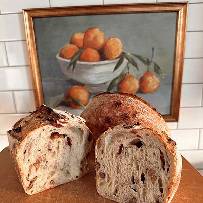 Cranberry & Walnut Sourdough Loaf