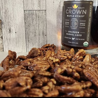 Maple Candied Pecans Or Almonds