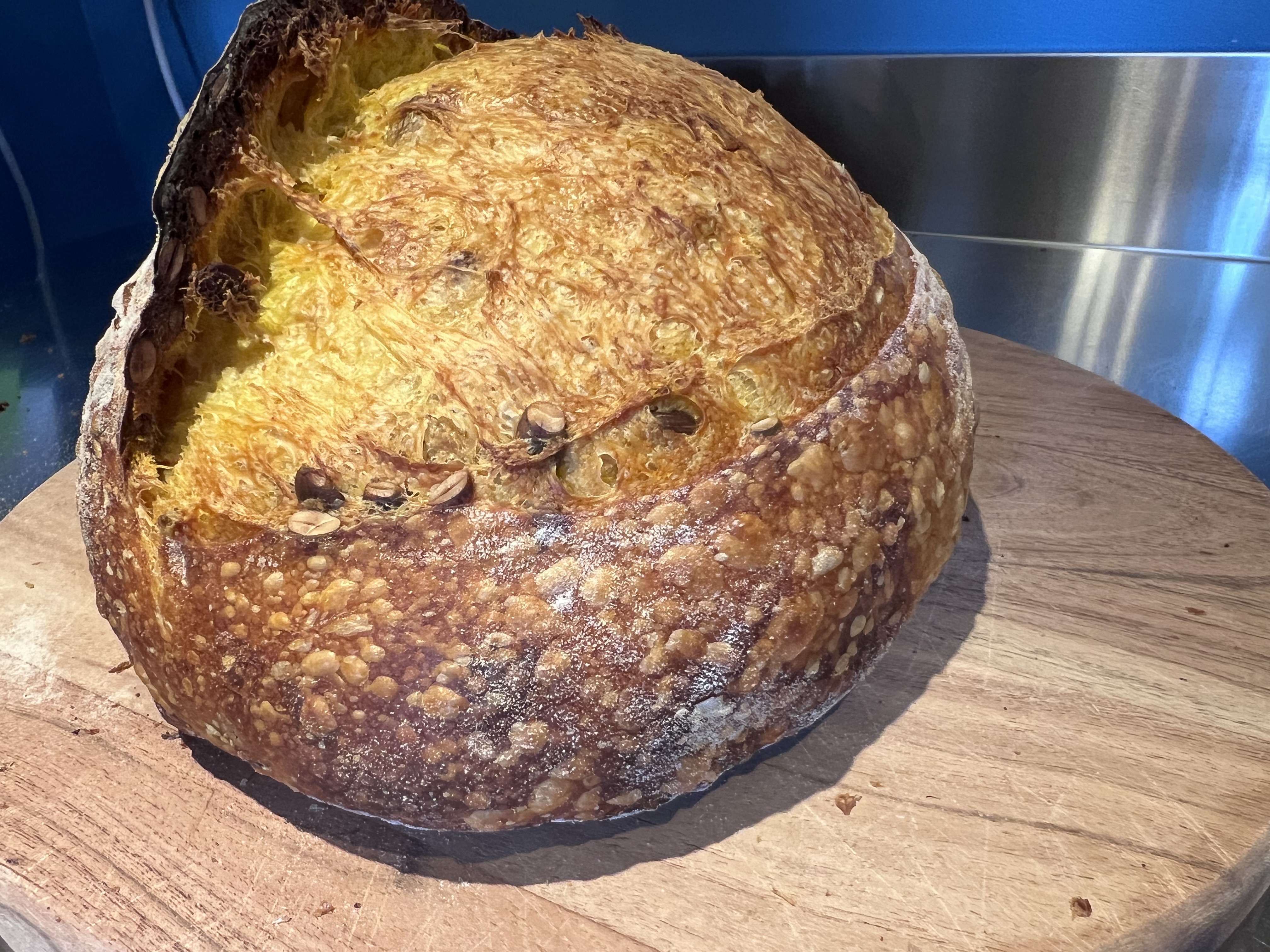 Saffron & Pumpkin Seed Sourdough
