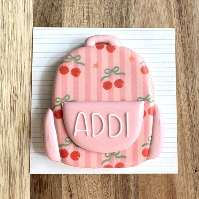 Cherry Stripe Backpack 