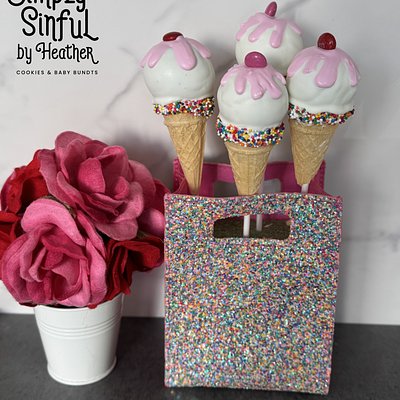 Ice Cream Cake Pops 