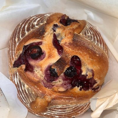 Blueberry Lemon Sourdough Loaf 