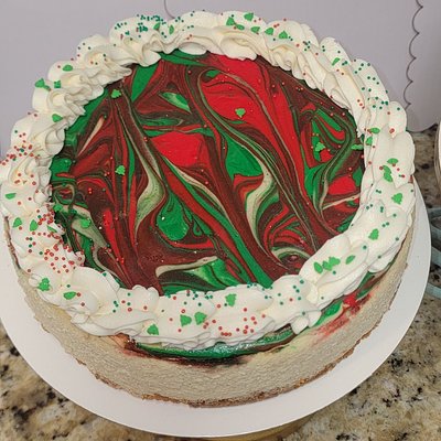 Christmas King Cake Cheesecake 