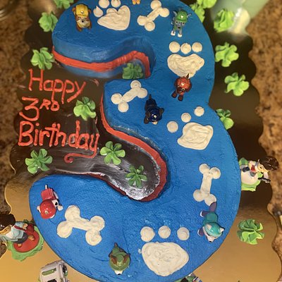 Number/Letter Cakes