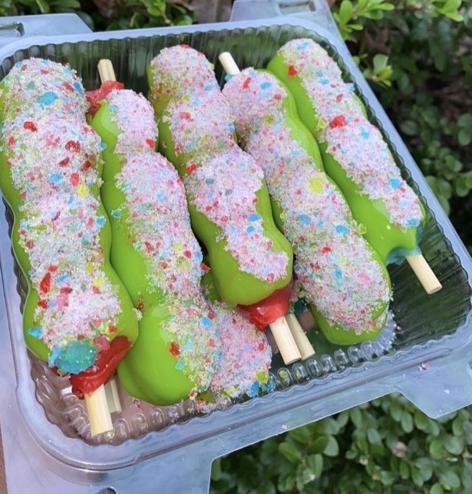 Fruit Rollup Candied Grapes