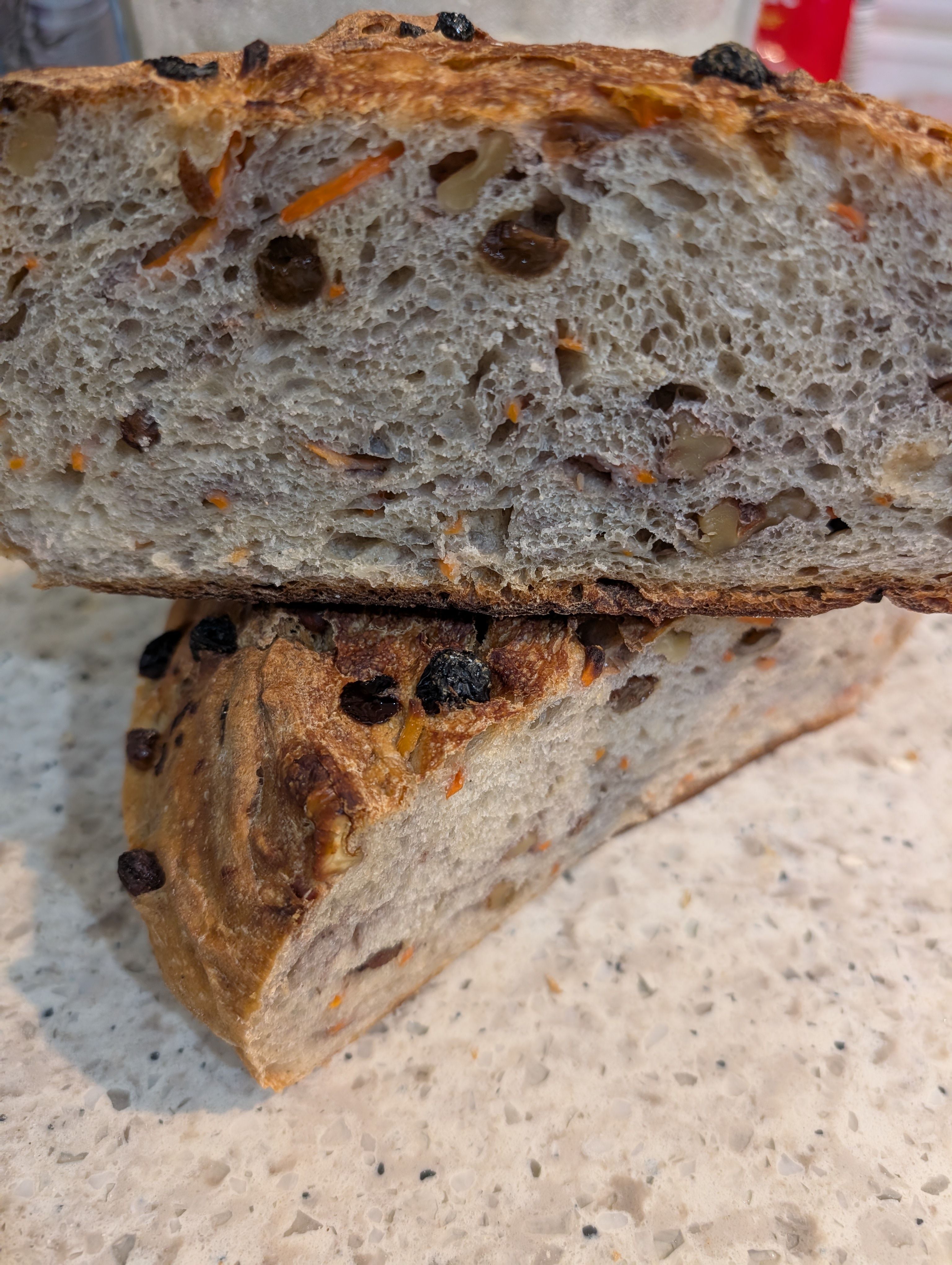 Carrot Cake Sourdough Bread 