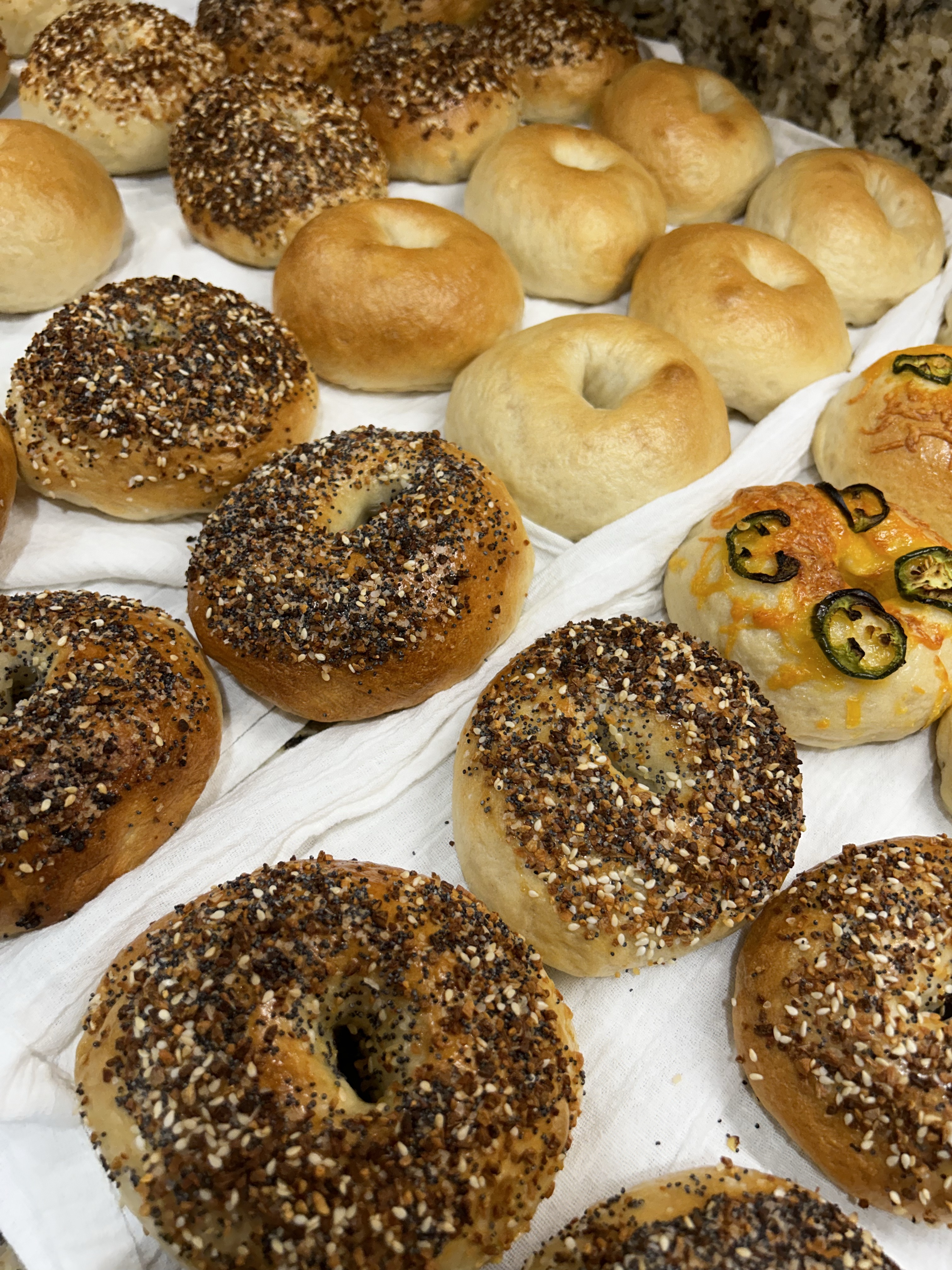 Plain Bagels (1/2 Dz)