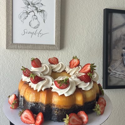 Family Sizes Chocoflan 