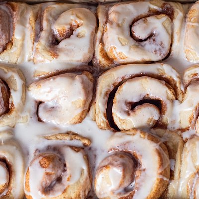 Cinnamon Rolls Baked freshly Classic cinnamon 