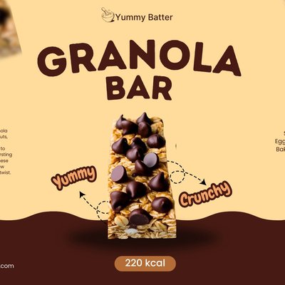 Granola Bars Chocolate + Peanut Butter