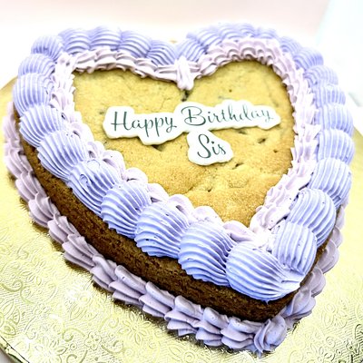 Custom Heart Cookie Cakes
