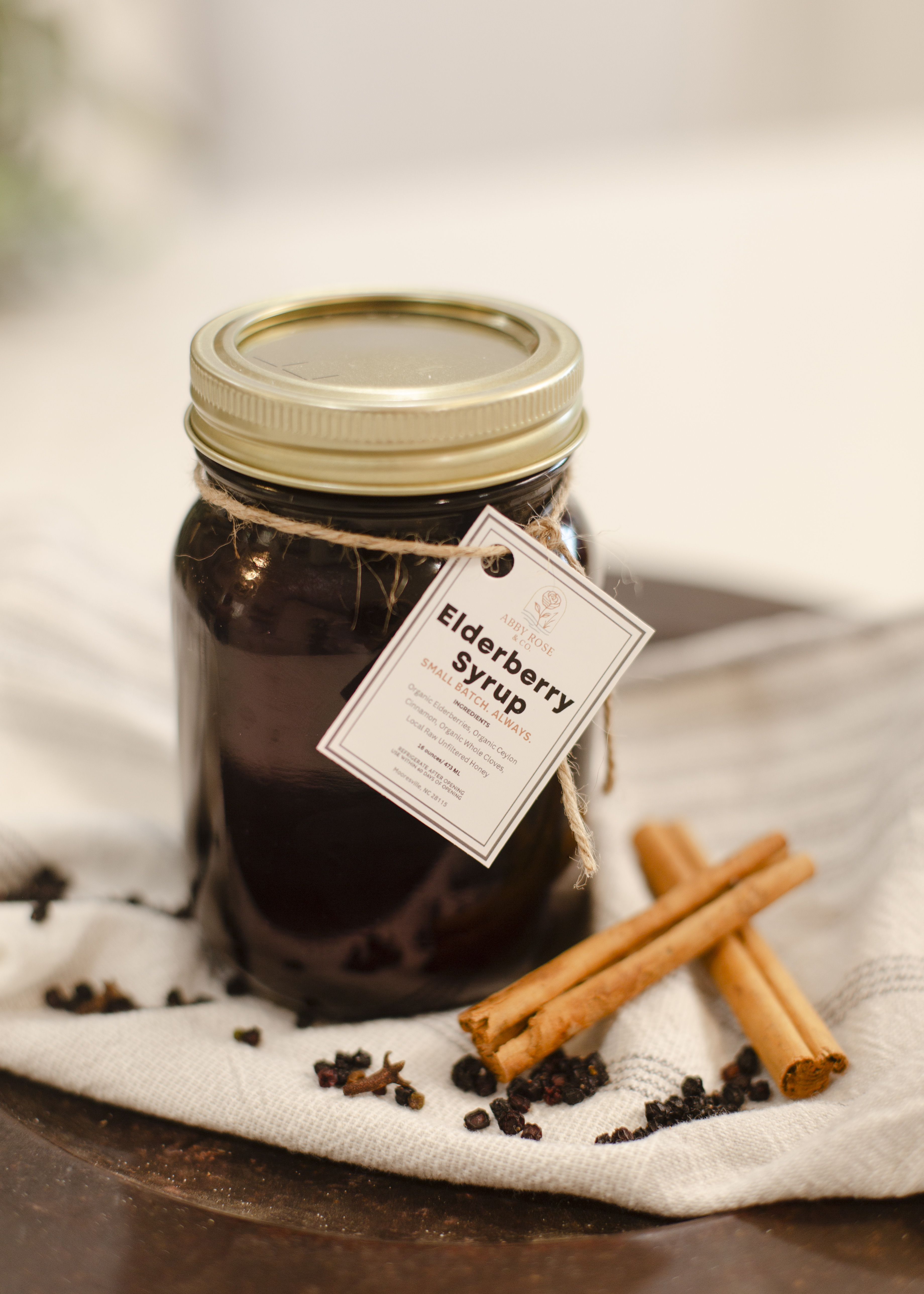 Organic Elderberry Syrup 16oz