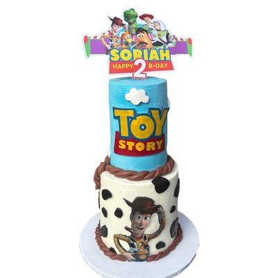 Mini Two Tier Cake (4+6 Inch)