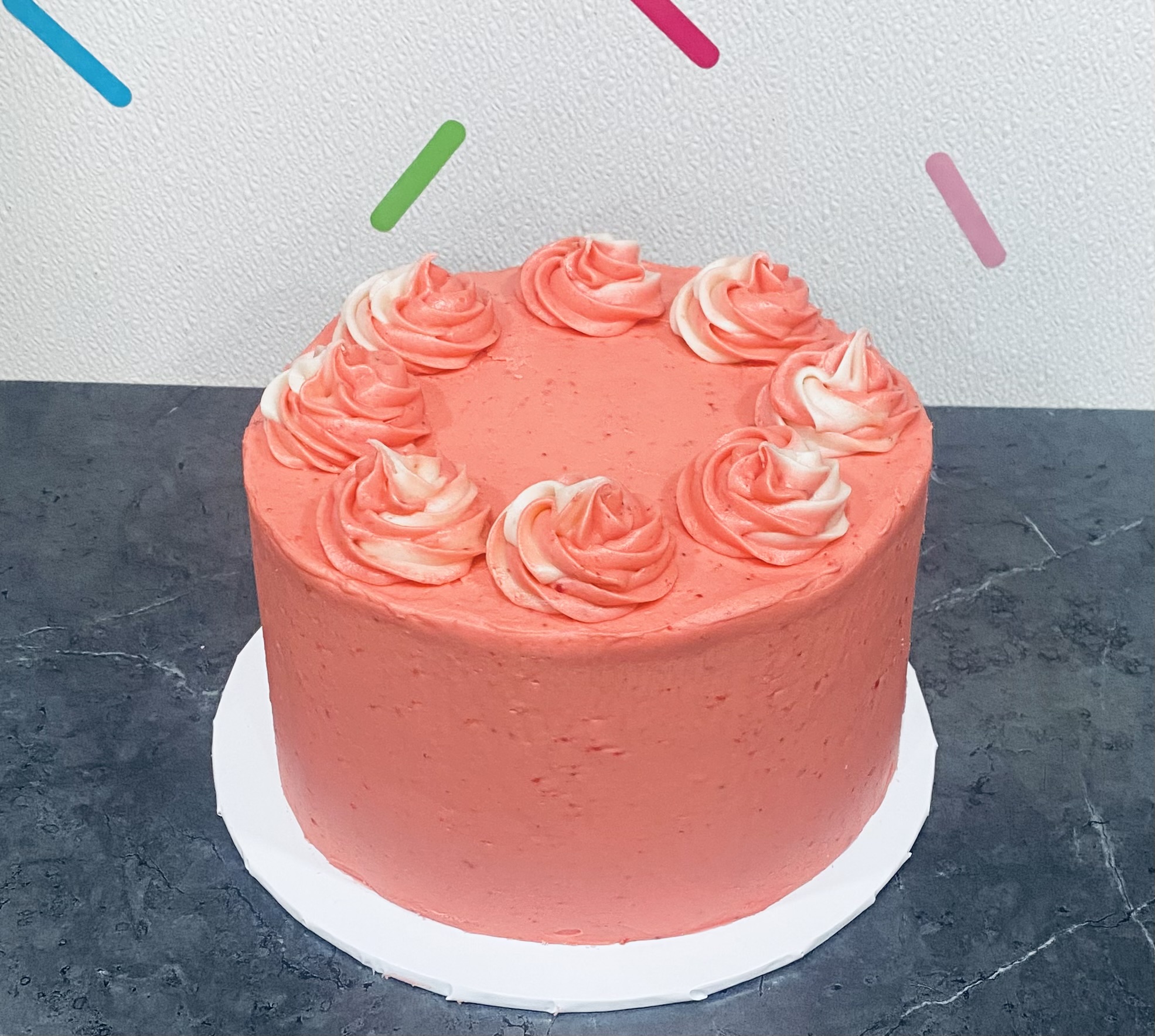 Strawberry Cake 8 Inch