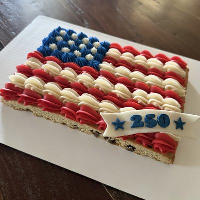 10” x 15” Chocolate Chip Cookie Cake, Single Layer (serves 15-20)