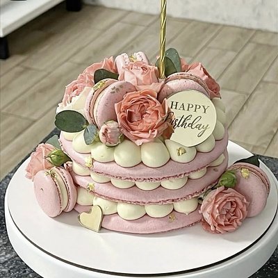 Giant Macaron Cake