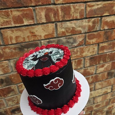 Tobi Birthday Cake (Naruto Anime) 