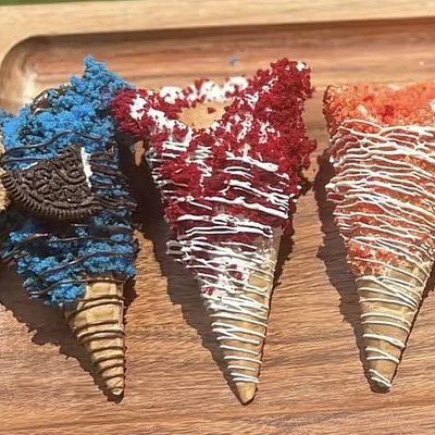 Cheesecake Cones 