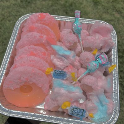 Large Candy Fruit Combo Tray