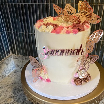 8” 2 Layer Cake