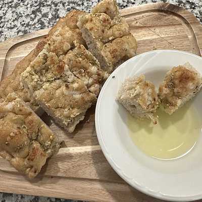 Sourdough Roasted Garlic & Rosemary Focaccia 