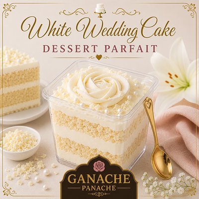 🤍White Wedding Dessert Parfait