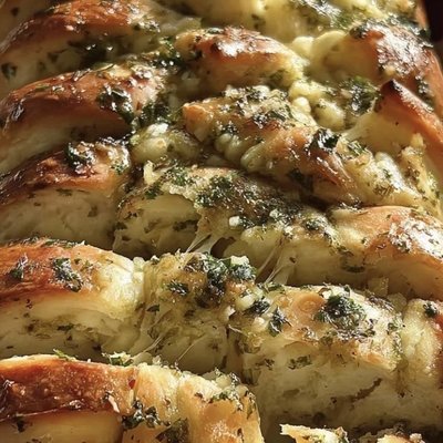 Cheesy garlic sourdough Bread 