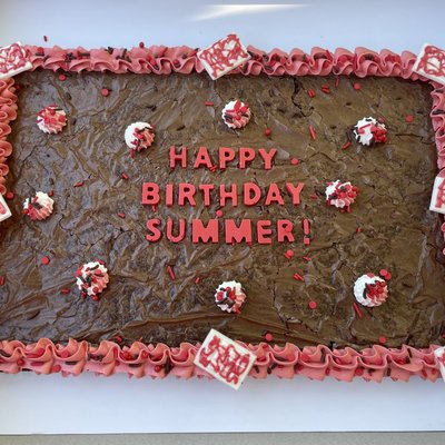 Large Brownie Cake 