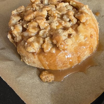 Apple Crumble Brioche Rolls