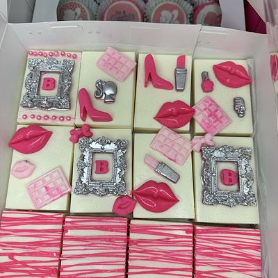 12 Chocolate Covered Rice Crispy Treats