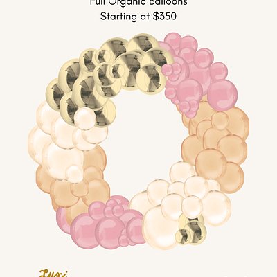 Balloon Ring, Full Organic Balloons