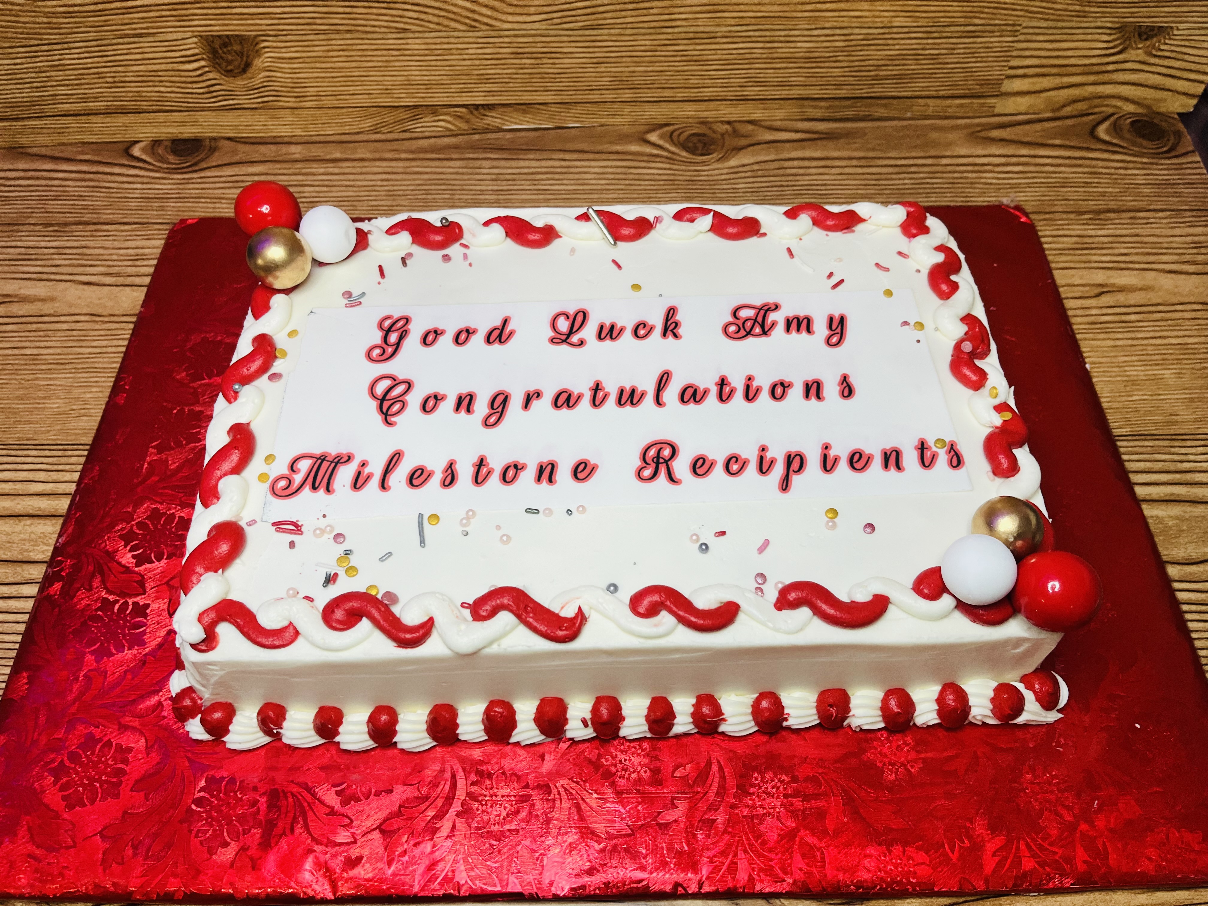 1/4 Sheet Cake