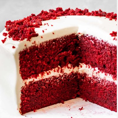Red Velvet Cake with Cream Cheese Icing