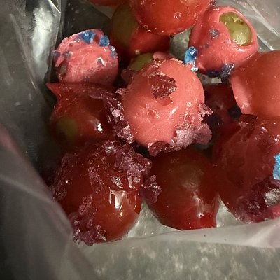 Candied Grapes