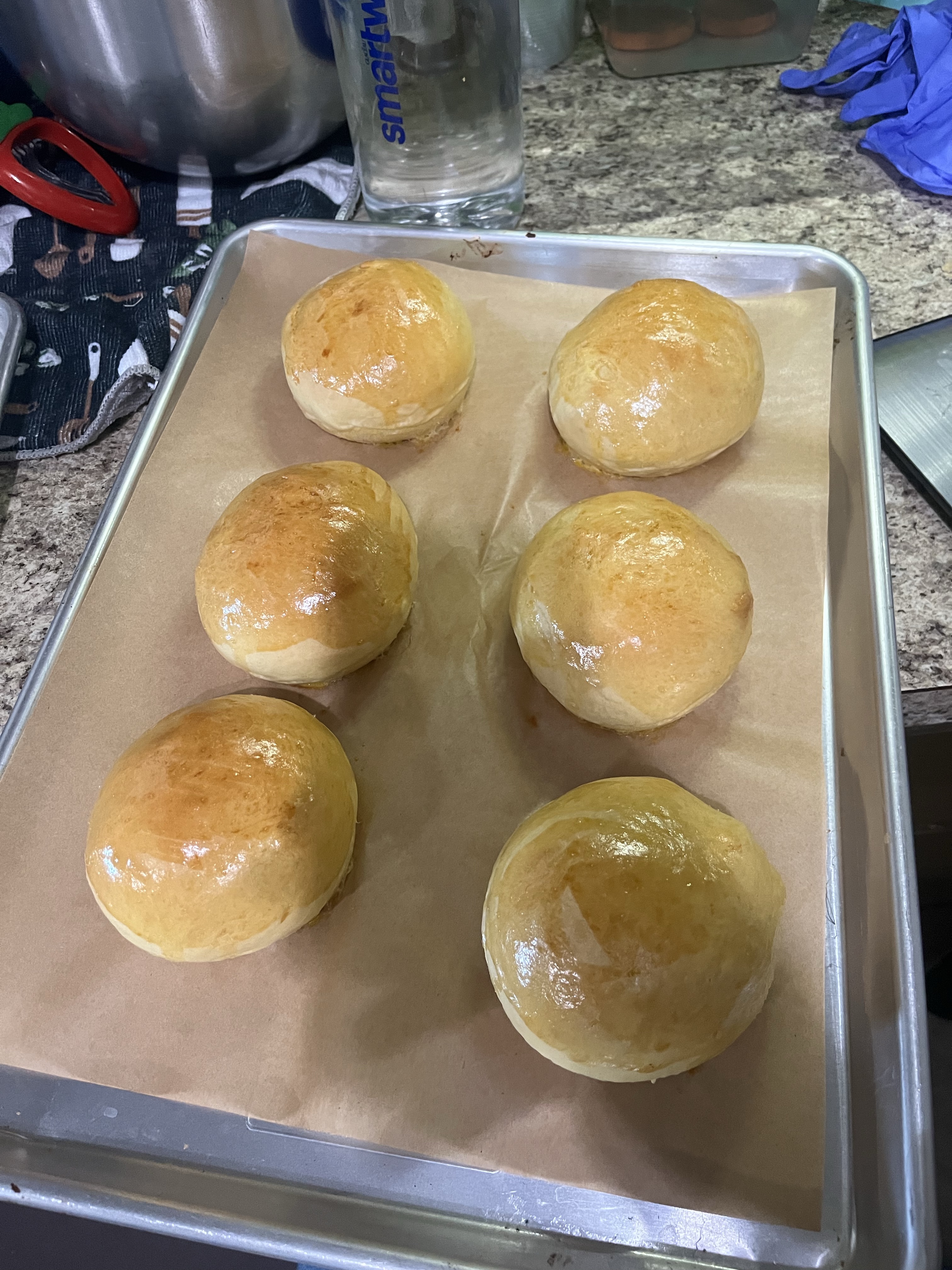 Brioche Hamburger Buns