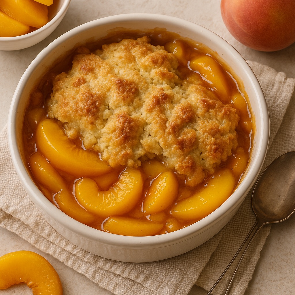 Peach cobbler 