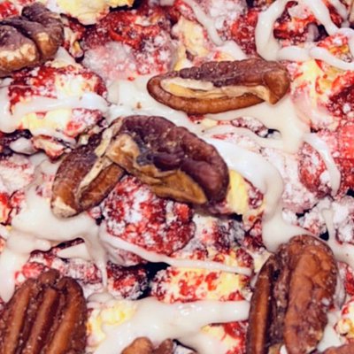 Pecan Red Velvet Flavored Gourmet  Popcorn 