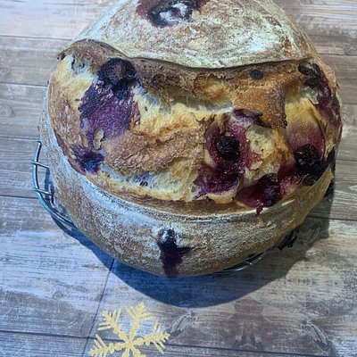 Blueberry Lemon Sourdough Bread