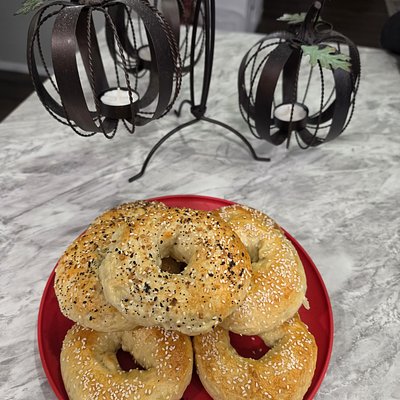 Sourdough Bagels