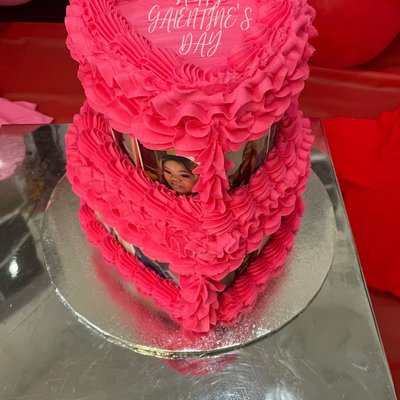 2tier Heart Cake